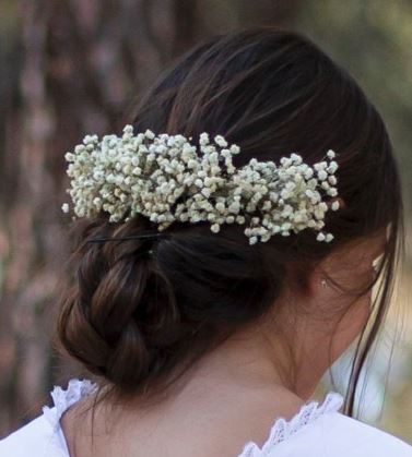 Tocado en paniculata preservada